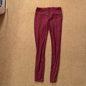 Maroon Athleta Leggings
